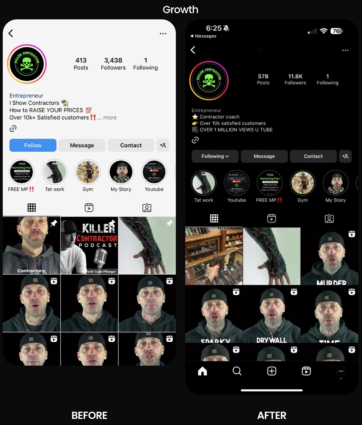 Coach Instagram growth case study