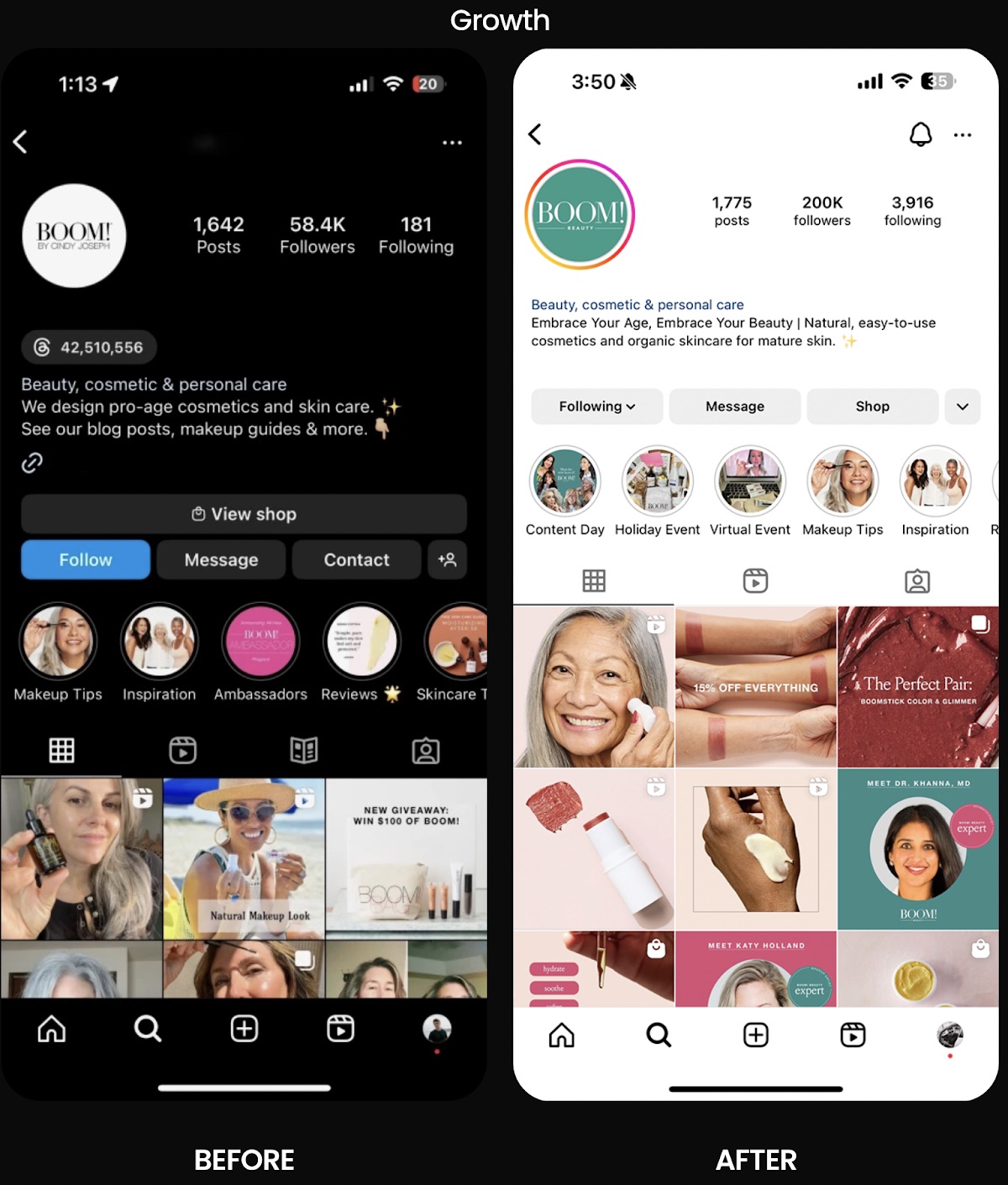 E-commerce Instagram growth case study