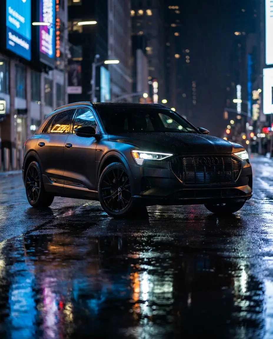 Luxury automotive ad creative