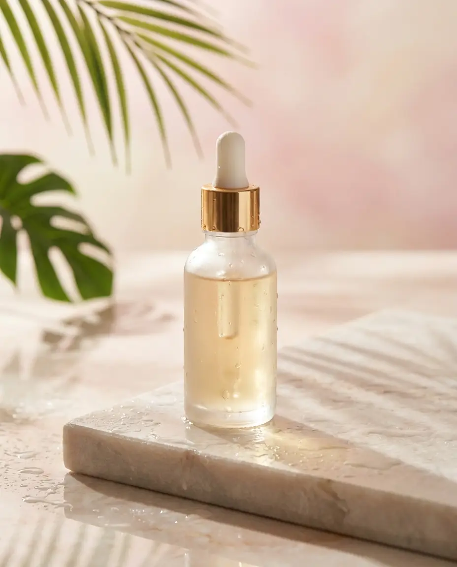 Luxury skincare ad creative