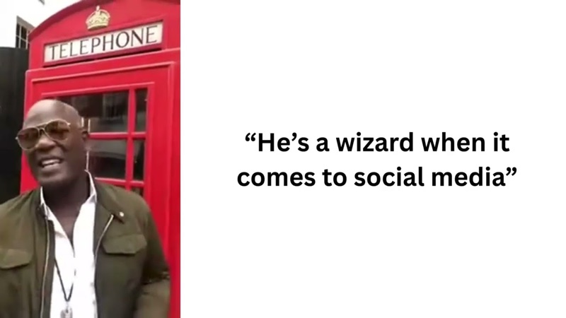 Client review: a wizard with social media